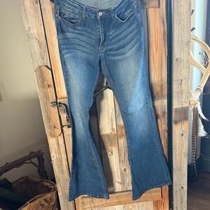 KanCan Medium Blue Flare Jeans